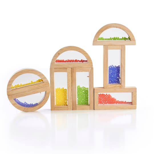 Guidecraft® Rainbow Crystal Bead Blocks Set